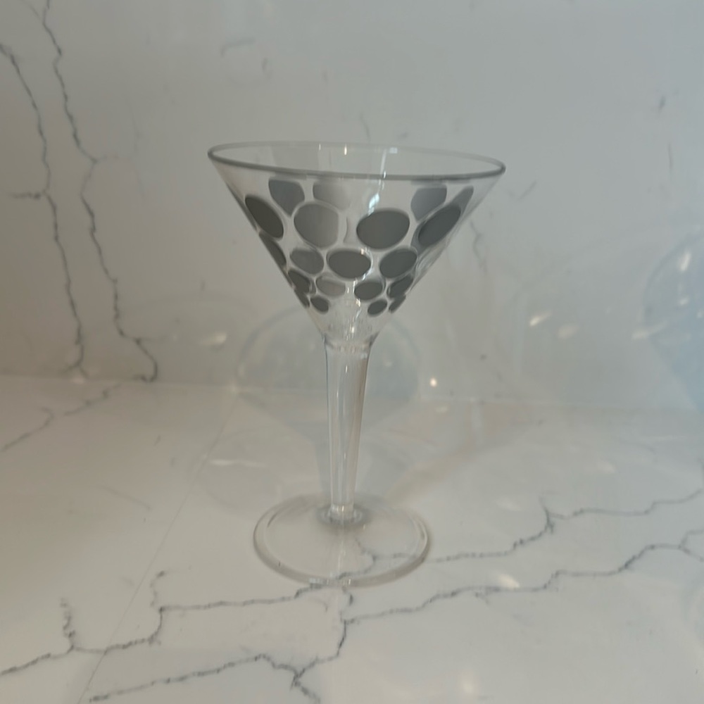 Martini glasses, set of 6